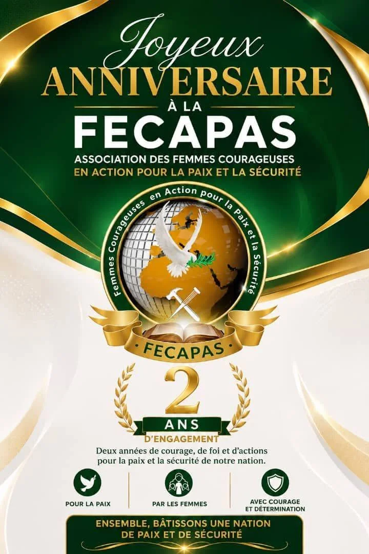 Affiche du deuxième anniversaire de FECAPAS